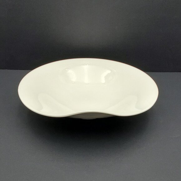 Villeroy & Boch Affinity Pasta Salad Bowl 10" White Porcelain Serving Bowl - Picture 8 of 10